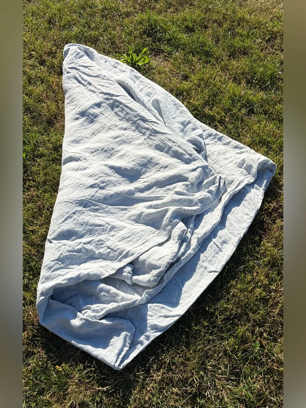 Pottery Barn Belgian Flax Linen Duvet Full/Queen